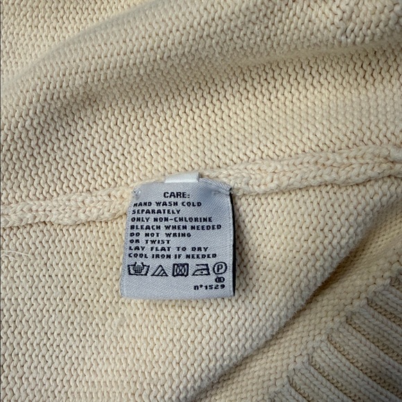 Ralph Lauren Beige Zip-Up Cardigan - Picture 6 of 6